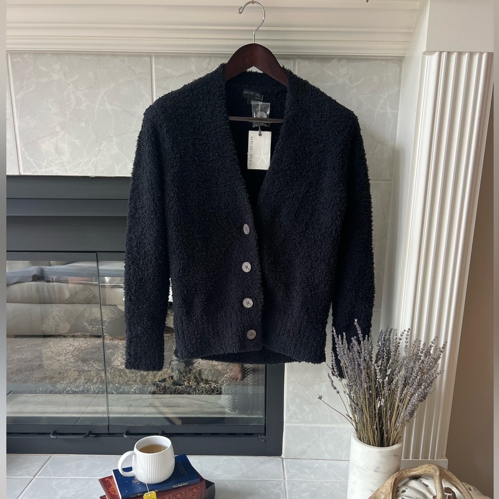 CozyChic Black Cardigan